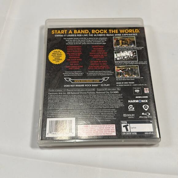 AC/DC Live: Rock Band Track Pack Sony PlayStation 3 PS3 - Picture 2 of 4